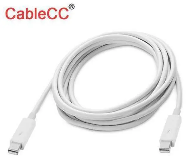 Main image of For MacBook 2013 2014 2015 Thunderbolt Port to Thunderbolt Male to Male Data Video Cable White(200 cm)
