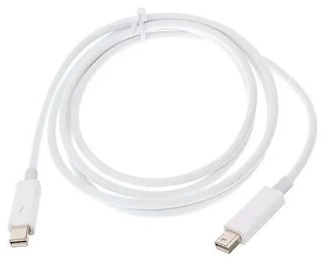 Alt view image 2 of 3 - For MacBook 2013 2014 2015 Thunderbolt Port to Thunderbolt Male to Male Data Video Cable White(200 cm)