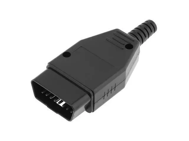 Alt view image 3 of 6 - OBD-II DIY 16Pin Male Extension Opening Cable Car Diagnostic Interface Connector PLug with SR Shell and Screw