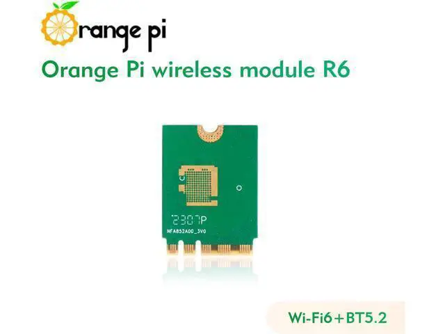 Alt view image 4 of 7 - Orange Pi WiFi 6 Wireless Module R6, PCIe Network Card with Bluetooth 5.2, Wireless Adapter for Orange Pi 5 Plus
