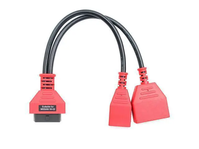 Alt view image 6 of 7 - for Nissan Key programmer 32pin 16Pin to 16pin OBD2 Extension Cable Male to Female Car ECU auto Tool OBD 2 Connector