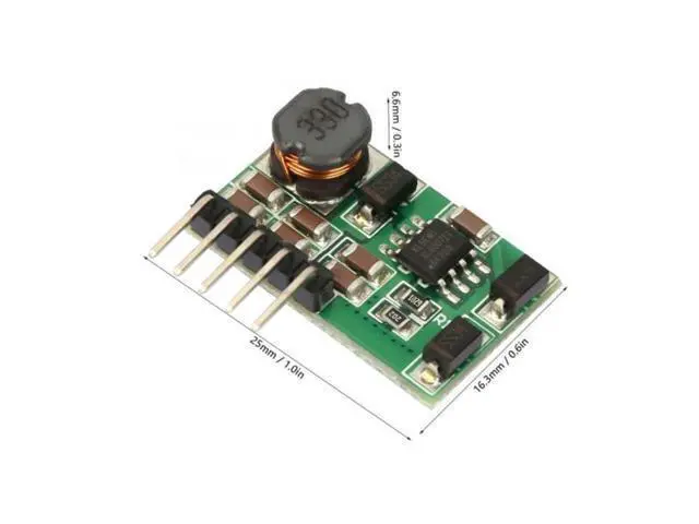 Alt view image 3 of 5 - 2pcs DD1718PA DC-DC Voltage Converter Module DC 3V-18V to ±5V/±6V/±9V/±12V/±15V/±24V Voltage Convert Board DC Step Up Boost Power Module (12V)