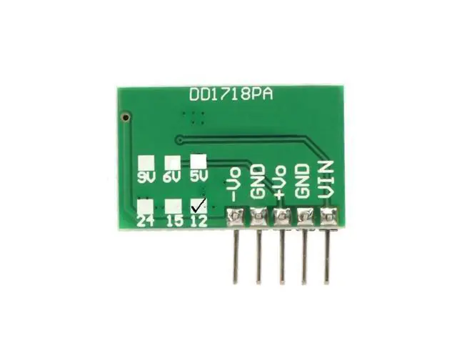 Alt view image 5 of 5 - 2pcs DD1718PA DC-DC Voltage Converter Module DC 3V-18V to ±5V/±6V/±9V/±12V/±15V/±24V Voltage Convert Board DC Step Up Boost Power Module (12V)