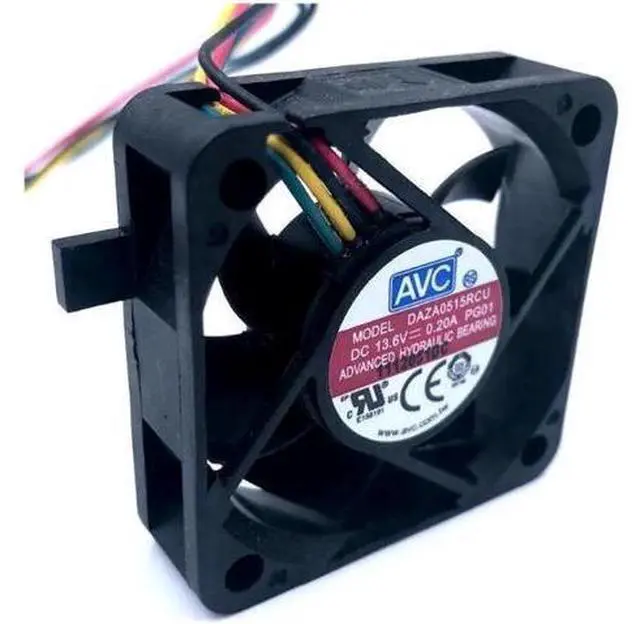 Main image of New AVC DAZA0515RCU 5CM 5015 waterproof fan refrigerator fan DC 13.6V 0.20A