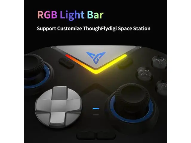 Alt view image 7 of 7 - Vader 3 Pro PC Gaming Controller Hall & Micro Changable Triggers Hall Joystick Stereo Vibration 800mAh Gyro Mapping Multi-Platform Controller for PC/NS/Mobile/TV/Android/IOS Native