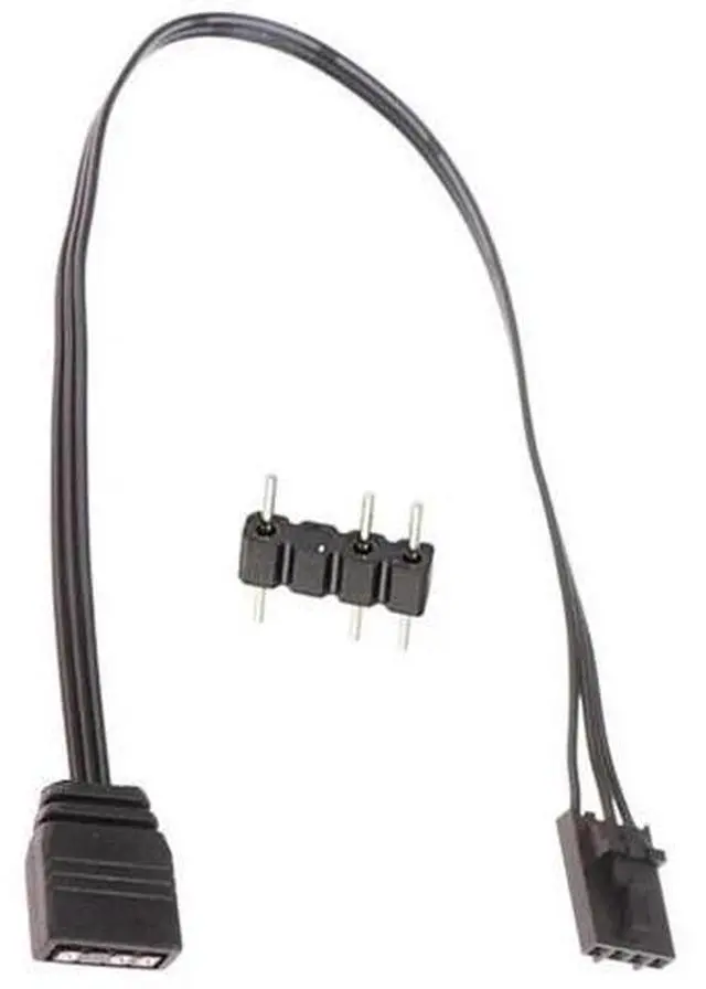 Main image of For 4PIN RGB to Standard ARGB 3-Pin 5V Adapter Connector RGB Cable 25cm