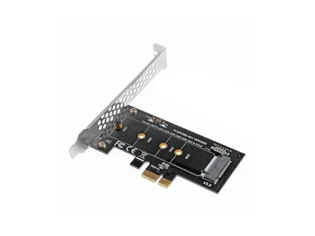 Alt view image 2 of 4 - M.2 NVME Adapter M.2 SSD to PCIE 3.0 X1 Expansion Card Converter Riser Card M Key Connector for M2 NGFF NVMe SSD hard drive