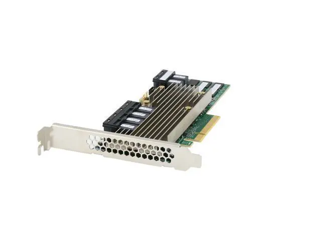 Alt view image 4 of 7 - LSI 9361-24i x8 lane PCI Express 3.0 Low Profile SATA / SAS High Port Count 12Gb/s PCI Express SATA + SAS RAID Controller