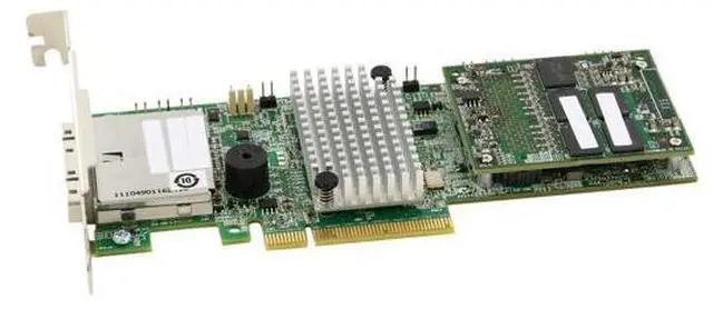 Alt view image 4 of 7 - LSI MegaRAID LSI00332 (9286-8e) PCI-Express 3.0 x8 Low Profile SATA / SAS RAID Controller - Single--Avago Technologies