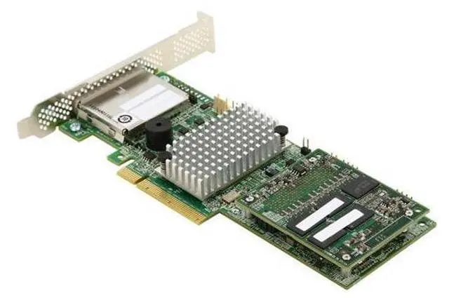 Alt view image 7 of 7 - LSI MegaRAID LSI00332 (9286-8e) PCI-Express 3.0 x8 Low Profile SATA / SAS RAID Controller - Single--Avago Technologies