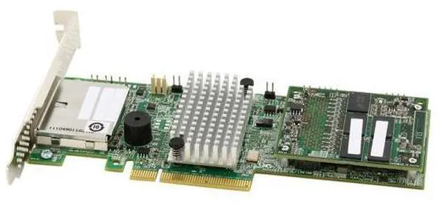 Alt view image 5 of 7 - LSI MegaRAID LSI00332 (9286-8e) PCI-Express 3.0 x8 Low Profile SATA / SAS RAID Controller - Single--Avago Technologies