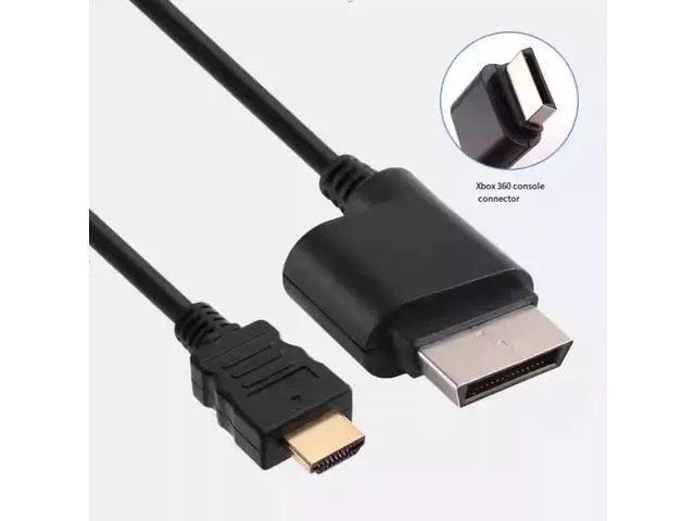 Alt view image 4 of 7 - ENFAIN Xbox 360 to HDMI HD Cable 2M Video Converter Cable for Xbox 360 Console (SV Version)