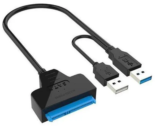 Alt view image 3 of 3 - USB SATA 3 Cable Sata To USB 3.0 Adapter UP To 6 Gbps Support 2.5Inch External SSD HDD Hard Drive 22 Pin Sata III A25 2.0(USB 3.0)