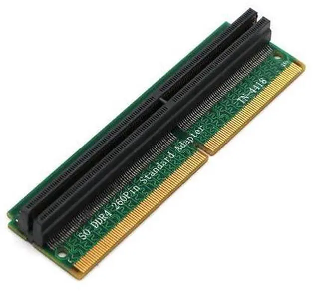 Alt view image 3 of 5 - Add On Cards DDR4 SO DIMM Adapter Memory Riser Card SO DDR4 260Pin Memory Test Protection Adapter Connector for Laptop PC