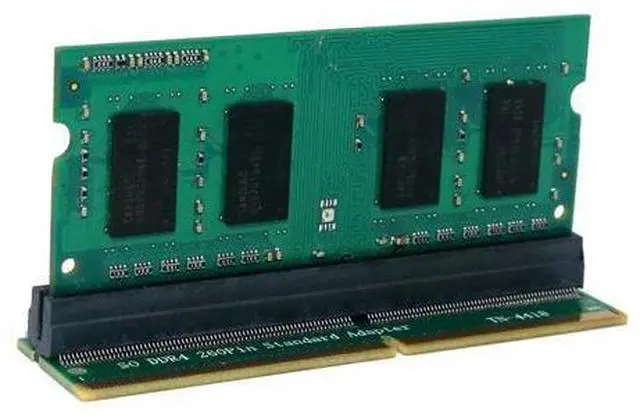 Alt view image 5 of 5 - Add On Cards DDR4 SO DIMM Adapter Memory Riser Card SO DDR4 260Pin Memory Test Protection Adapter Connector for Laptop PC