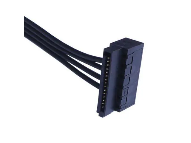 Alt view image 2 of 2 - Motherboard Small 4pin To SATA Hard Drive Cable SSD Hard Drive Power Supply Line Optical Drive Power Cord Dual Sata Power Cord