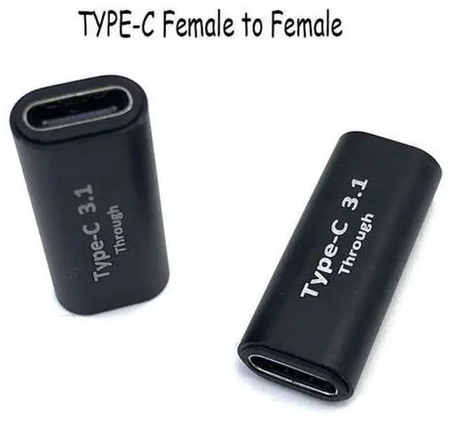 Main image of USB Type C Adapter Female to Female Converter Portable USB-C Charge Data Sync Adapter Type-C Extension Cable for Phone Tablet