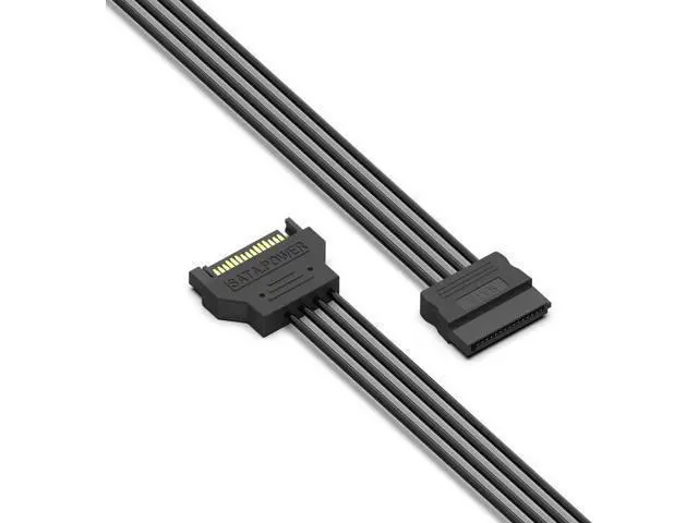 Alt view image 5 of 7 - 3 Pack SATA Power Extension Cable 3Pack 15 Pin SATA Male to Female Extender Power Adapter Cable for Serial ATA Hard Drives SATA HDD SSD CD Driver CD Writer CD ROM Drives 18 Inch(50cm)