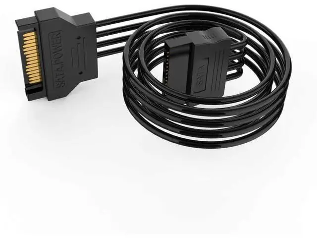 Alt view image 6 of 7 - 3 Pack SATA Power Extension Cable 3Pack 15 Pin SATA Male to Female Extender Power Adapter Cable for Serial ATA Hard Drives SATA HDD SSD CD Driver CD Writer CD ROM Drives 18 Inch(50cm)
