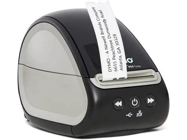 Alt view image 5 of 7 - DYMO LabelWriter 550 Turbo Direct Thermal Label Printer, USB and LAN Connectivity - up to 90 Labels Per Minute, 300 dpi, Auto Label Recognition, Monochrome Label Maker