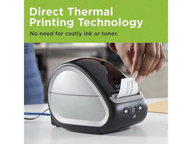 Alt view image 7 of 7 - DYMO LabelWriter 550 Turbo Direct Thermal Label Printer, USB and LAN Connectivity - up to 90 Labels Per Minute, 300 dpi, Auto Label Recognition, Monochrome Label Maker