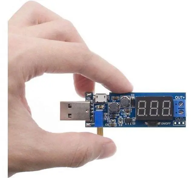 Alt view image 5 of 7 - 2PCS USB Buck Boost Converter Adjustable Step UP Step Down Power Supply Module Voltage Regulator DC-DC 5V to 3.3V 9V 12V 18V 24V