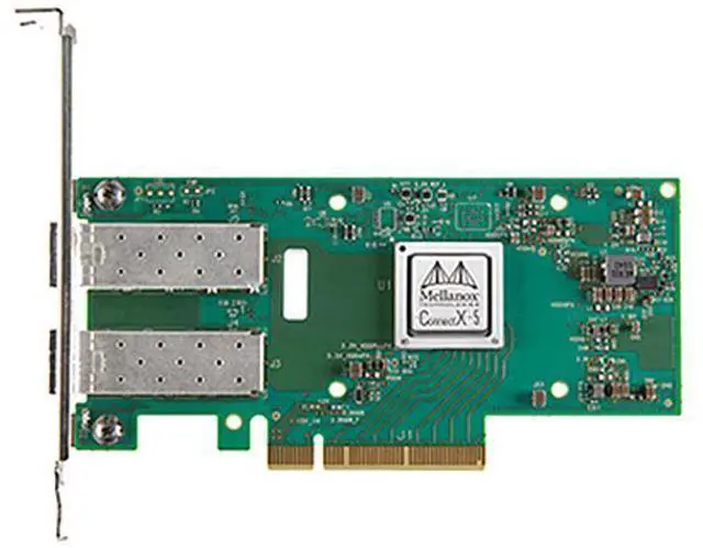 Main image of ConnectX-5 EN Network Interface Card, 10/25GbE Dual-port SFP28, PCIe3.0 x8, UEFI Enabled (x86/ARM), Tall Bracket
