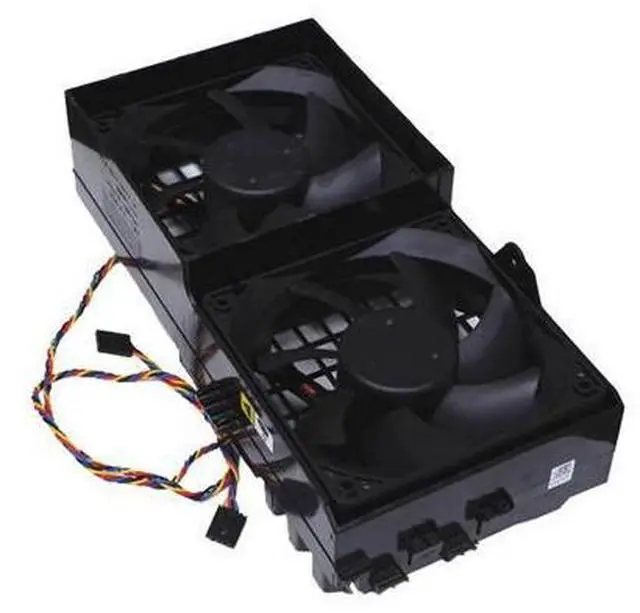 Main image of For Precision T3500 T5500 Workstation Case Cooling Dual Fan Assembly 0HW856 HW856