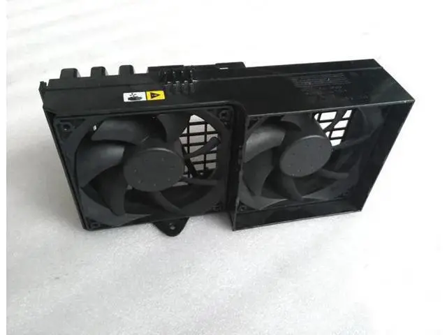 Alt view image 3 of 4 - For Precision T3500 T5500 Workstation Case Cooling Dual Fan Assembly 0HW856 HW856
