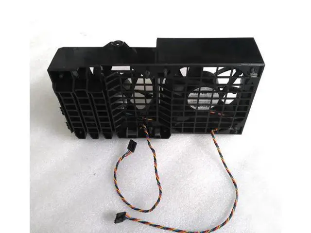 Alt view image 4 of 4 - For Precision T3500 T5500 Workstation Case Cooling Dual Fan Assembly 0HW856 HW856