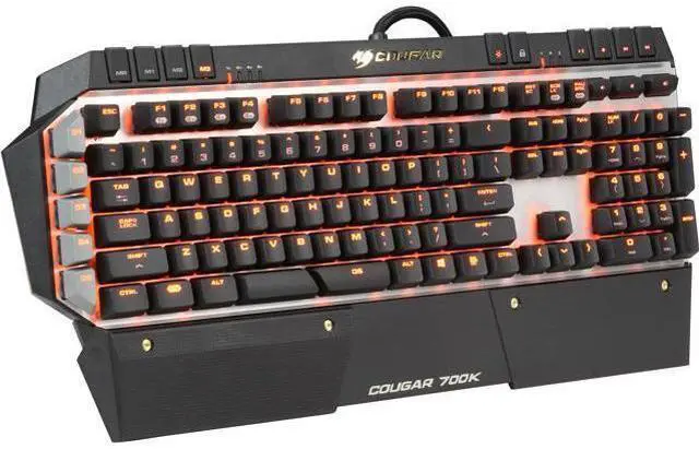 Main image of COUGAR 700K Premium Mechanical Gaming Keyboard with Aluminum Brushed Structure, Additional 6 G-key, and Cherry Red Switches