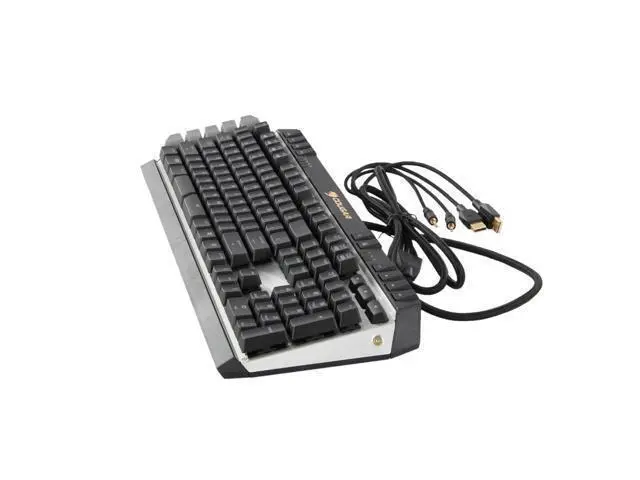 Alt view image 5 of 7 - COUGAR 700K Premium Mechanical Gaming Keyboard with Aluminum Brushed Structure, Additional 6 G-key, and Cherry Red Switches