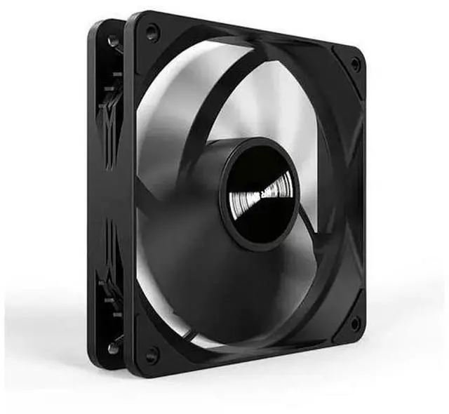 Alt view image 3 of 7 - 12cm PWM Silent Case Fan White, Intelligent Temperature Control, 12025, 14cm Model Available WHITE- 4-pin small connector /12cm