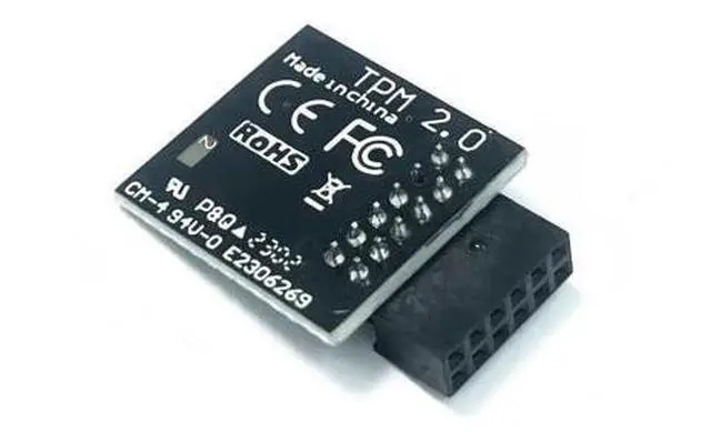 Alt view image 4 of 5 - TPM2.0 Module TPM SPI 12Pin Module with SLB9670 for MSI PRO B550M-VC WiFi,B550-VC,B650-VC WIF,B650-S,B650-P WiFi,B650M-A,B650M-A,B650M-P,B650-A,B650M-X for MS-4462
