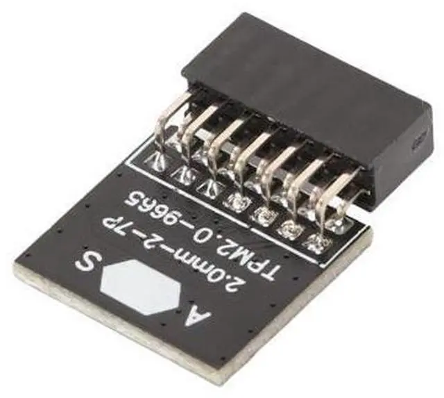 Alt view image 3 of 6 - TPM 2.0 Module with 14 Pin, TPM 2.0 Encryption Security Module for ASUS Motherboard Compatible with Win11