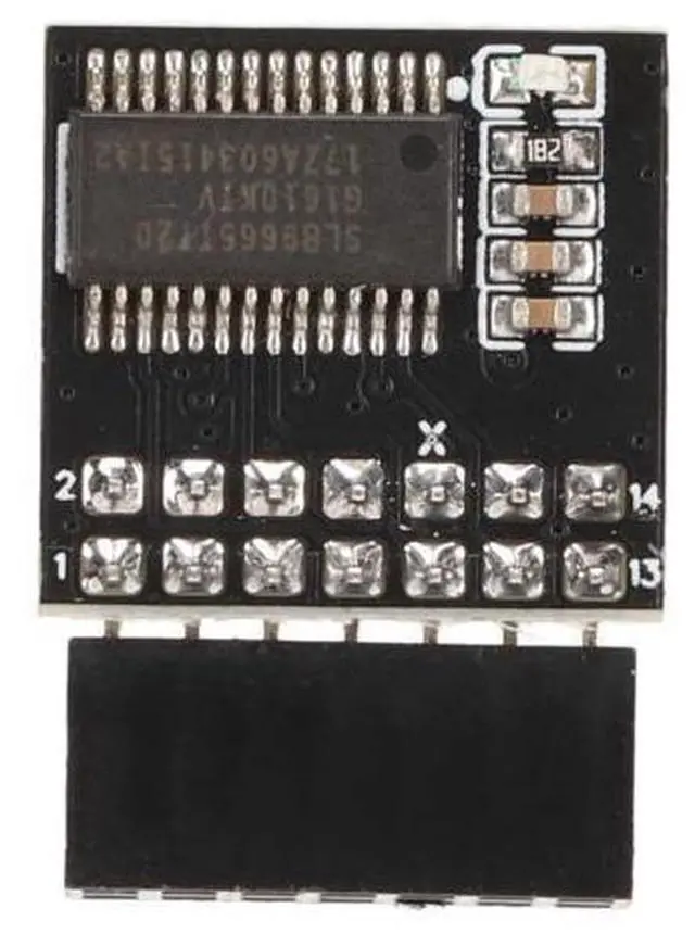Alt view image 5 of 6 - TPM 2.0 Module with 14 Pin, TPM 2.0 Encryption Security Module for ASUS Motherboard Compatible with Win11