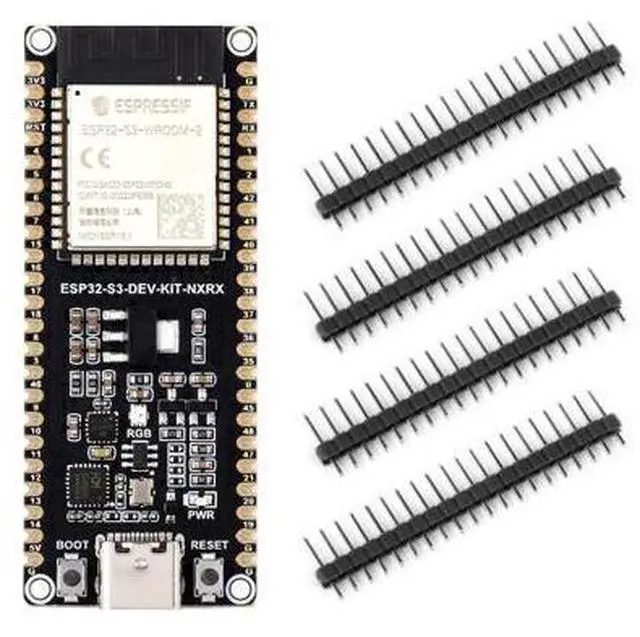 Main image of Waveshare ESP32-S3 Microcontroller, 2.4GHz Wi-Fi Development Board, 240MHz Dual Core Processor, ESP32-S3-WROOM Module,32MB Flash and 16MB PSRAM
