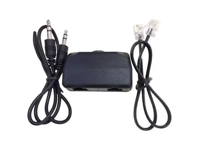 Alt view image 2 of 5 - Analog Telephone Adapter for Split The Line to Telephone and Voice Recorder, with Two RJ11 Port for Incoming and Outgoing Phone Connection and 3.5mm Audio Socket to Connect to Voice Recording Device