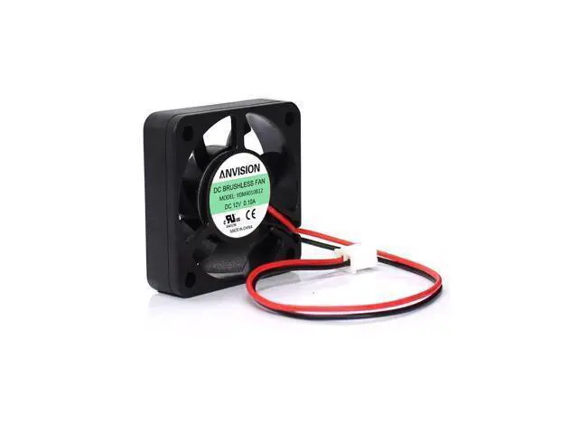 Alt view image 2 of 7 - 2-Pack 40mm x 10mm DC 12V Brushless Cooling Fan, Dual Ball Bearing, YDM4010B12