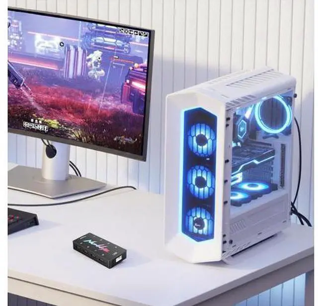 Alt view image 6 of 6 - Nollie 8 ARGB Controller Fan Hub 5v 3Pin 8 Port ARGB Interface SATA Powered Support SignalRGB OpenRGB