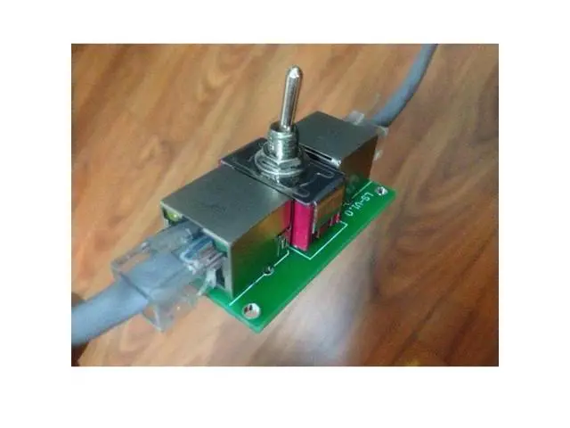 Alt view image 2 of 4 - cable switch switch RJ45 switch Twisted pair cable Anti-theft line control