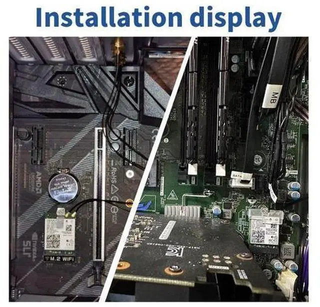 Alt view image 6 of 7 - New Wi-Fi 7 Intel BE200 Bluetooth 5.4 Wifi Card BE200NGW 2.4/ 5/ 6 GHz 5.8 Gbps For Windows 11 PC Laptop giyqxHw