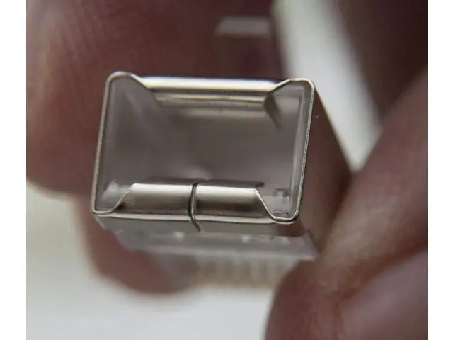 Alt view image 6 of 6 - Shielded rj45 cat6 cat 6a connectors Gold Plated Cat6 Pass Through Connectors 23awg Cat6 Shielded Cat6/Cat6a Modular Plugs Ethernet Ends (60 PCS)