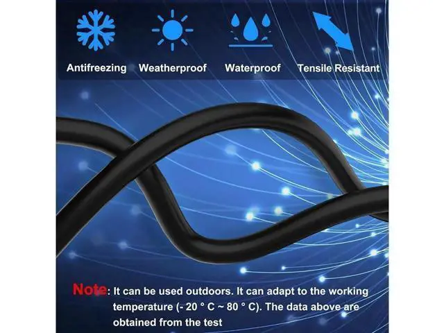Alt view image 5 of 7 - Cat 8 Ethernet Cable 50 ft Shielded 26AWG Lastest 40Gbps 2000Mhz SFTP Patch Cord Heavy Duty High Speed Cat8 LAN Network RJ45 Cable- in Wall Outdoor Weatherproof Rated for Router Modem Gaming