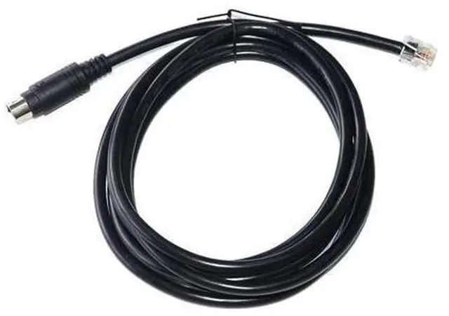 Alt view image 2 of 6 - 2M MINI DIN 6PIN TO RJ12 6P6C CONNECTOR CABLE FOR FANATEC PEDALS/SHIFTERS TO FANATEC WHEELS KABLE PS/2 TO RJ12 6PIN CABLE 1M Length
