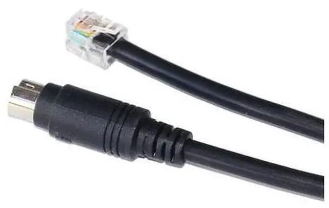 Alt view image 4 of 6 - 2M MINI DIN 6PIN TO RJ12 6P6C CONNECTOR CABLE FOR FANATEC PEDALS/SHIFTERS TO FANATEC WHEELS KABLE PS/2 TO RJ12 6PIN CABLE 1M Length