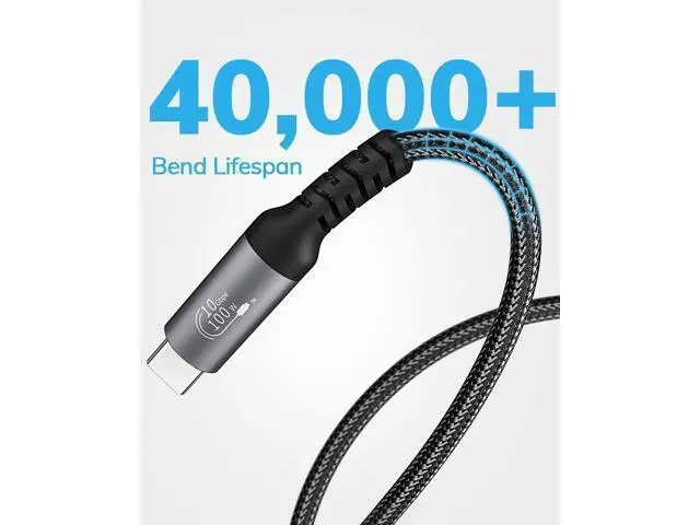Alt view image 6 of 7 - USB C Extension Cable 15FT - 10Gbps Data Transfer, 100W Fast Charging, 4K Video Support, Compatible with MacBook Air M2 Pro, iPad Pro, iPhone 16 Series, and More