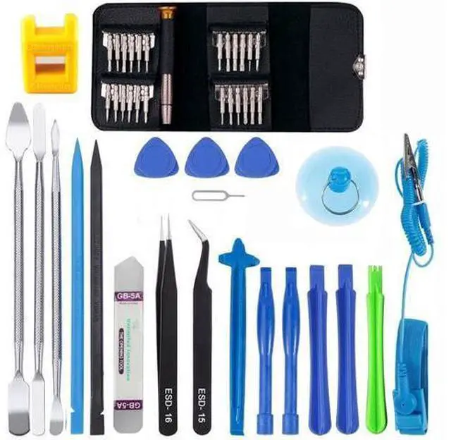 Main image of Professional 46 in 1 Mobile Phone Screen Opening Repair Tools Kit Screwdriver Pry Disassemble Tool Set for iPhone Samsung Ipad
