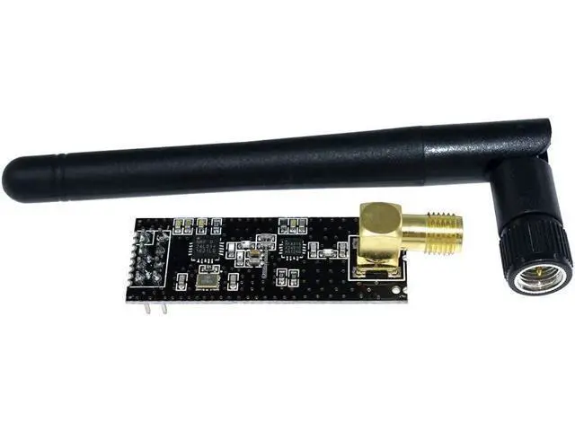 Alt view image 7 of 7 - 3PCS NRF24L01+PA+LNA Module with SMA 2.4 GHz 1100m+3PCS nrf24 8 Pin Socket Breakout Adapters Compatible