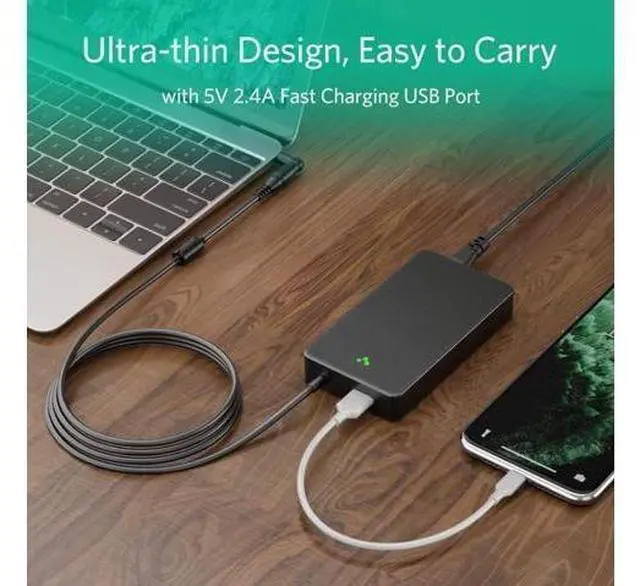 Alt view image 4 of 7 - 90w Universal Laptop Charger AC Adapter for Hp Toshiba IBM Sony Fujitsu Gateway Notebook Ultrabook with 5V 2.4A Fast Charging USB Port